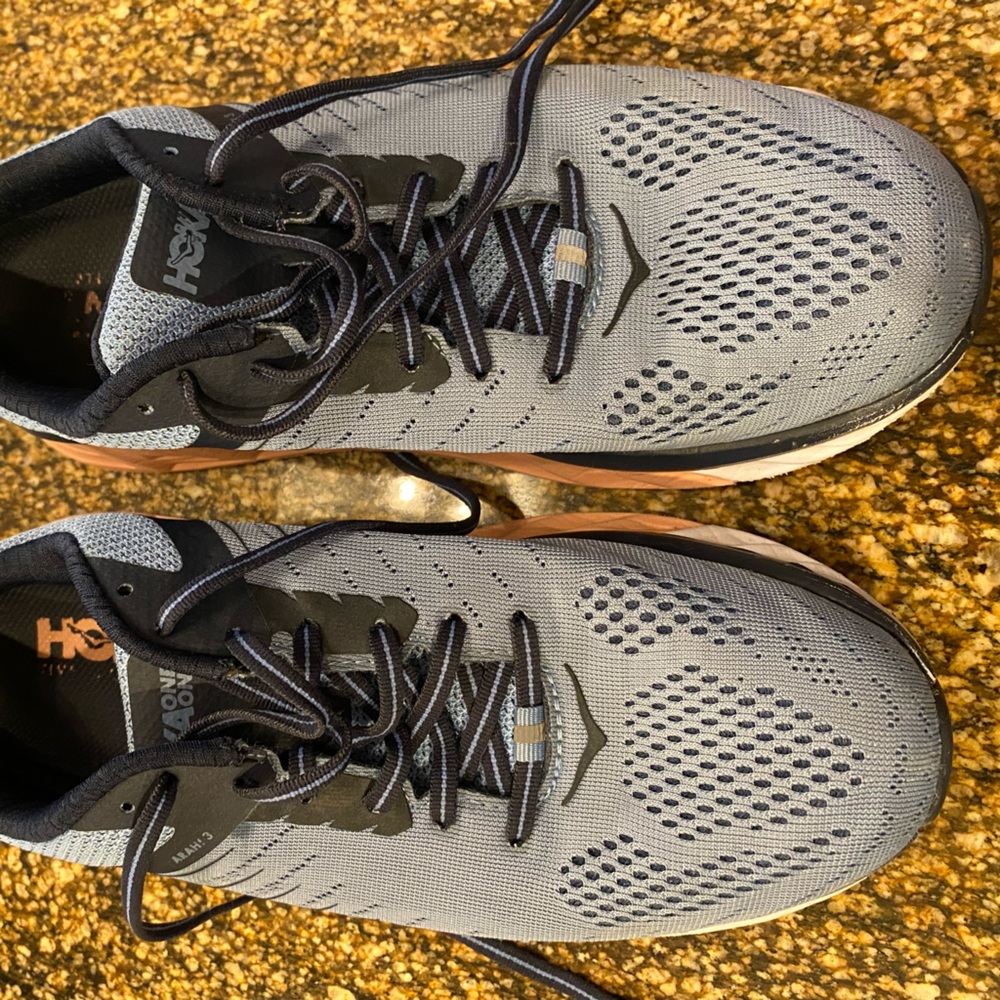 Hoka One One size 7.5 womens. Running Shoe Blue